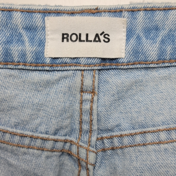 Rolla's Dusters High Rise Slim Shorts Beach Summer Shorts Size 28 - Picture 8 of 9